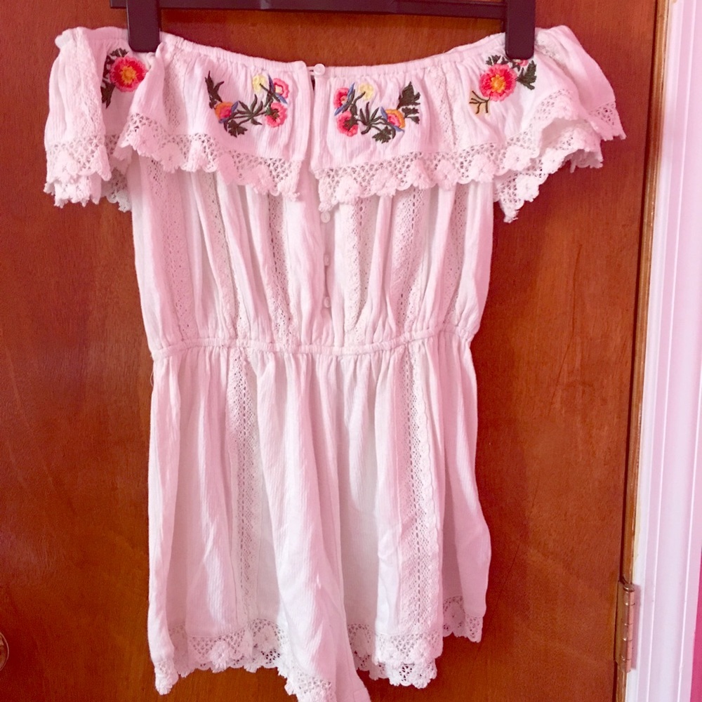 Topshop floral romper
